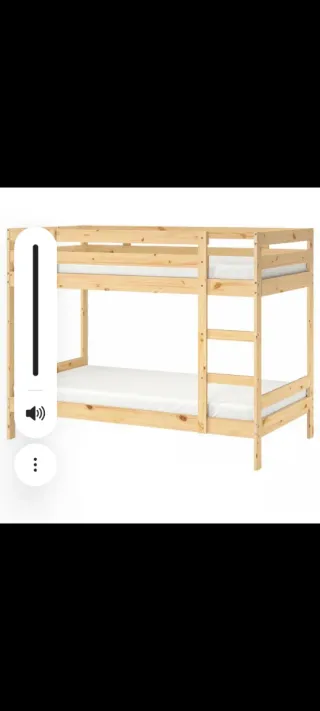 Litera de madera poco uso