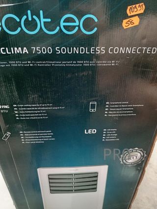 Aire Acondicionado Portátil - ForceClima 7500 Connected - Cecotec