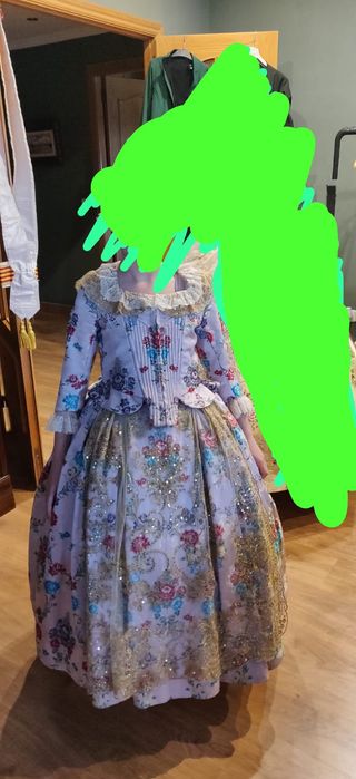 Vestido Fallera Niña 6-9 Años