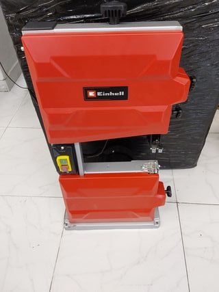 Einhell Sierra de cinta TC-SB 200/1 (250 W, altura de corte máx. 80 mm, diámetro de la conexión de aspiración 36 mm, tope-guía p