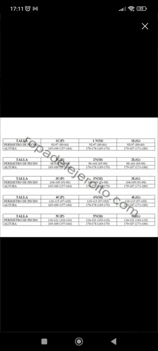 Traje militar Mimeta 3-N