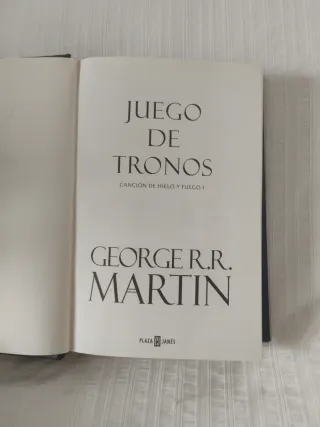 Juego de tronos (Canción de hielo y fuego 1)
