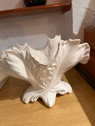 Centro de mesa / Frutero Porcelana Blanca