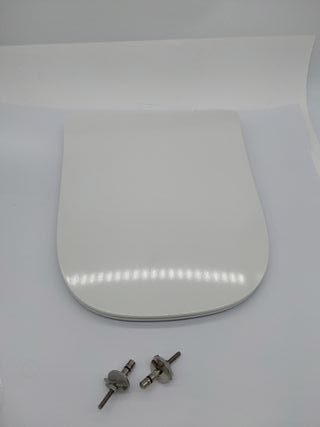 Asiento Jacob Delafon - Struktura E70025 - Thermodur compacto extra-plano con descenso progresivo y desmontable, bisagras metáli