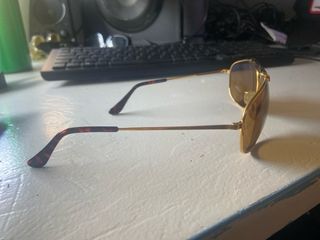 Gafas Ray-Ban Aviator Marrones y Doradas