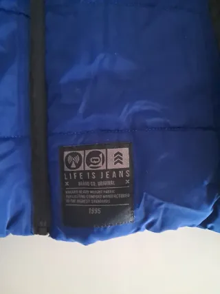 Cazadora Quest azul talla S