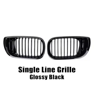 REJILLAS BMW E46 NEGRO BRILLO