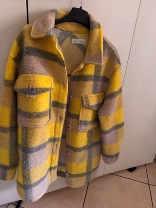 Giacca Zara quadri gialla 13/14 anni