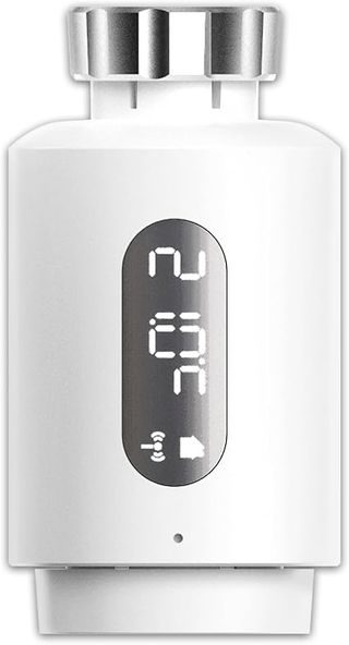 ANTELA Cabezal Termostático WiFi Inteligente Compatible Alexa & Google Assistant Control por Voz Programable Ahorro de Energía R