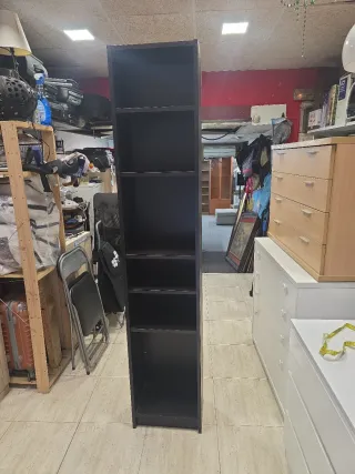 Estantería Negra Madera