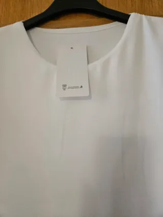 Camiseta manga larga lycra blanca