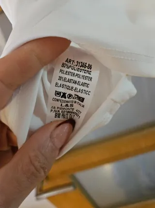 Camiseta manga larga lycra blanca