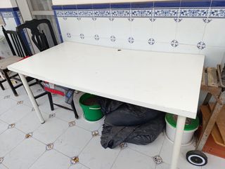 Mesa Comedor Blanca 150x75x74