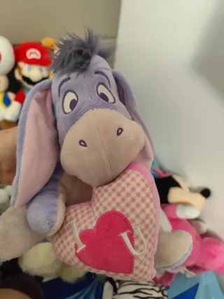 Lote Peluches Mickey, Minnie, Mario, Caillou