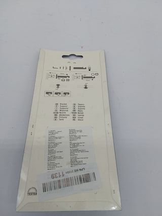 GARDINIA Soporte con placa de montaje de metal para barras de cortina de Ø 16 mm, de 1 vía, Abierto, Serie Memphis, Metal, Negro