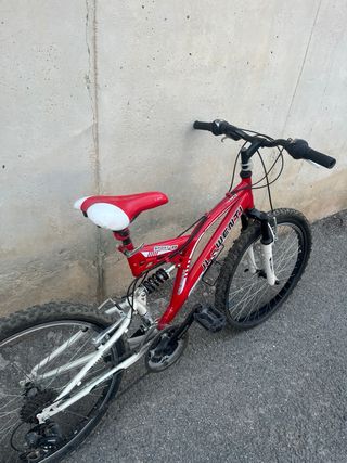 Bicicleta infantil roja