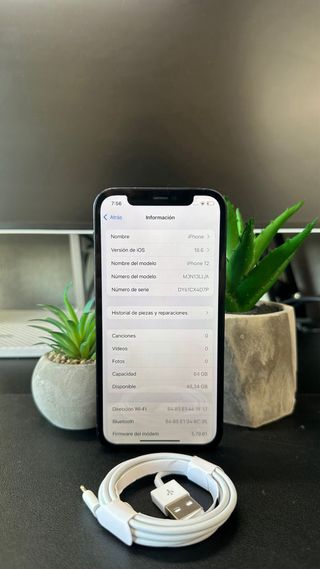 iPhone 12 64GB Negro • Batería 100% • Buen estado