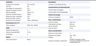 TV SAMSUNG 32 LE32T51BX/XEC