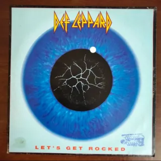 Vinilo 1992 Def Leppard Let's Get Rocked hard rock