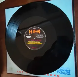 Vinilo 1992 Def Leppard Let's Get Rocked hard rock
