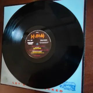 Vinilo 1992 Def Leppard Let's Get Rocked hard rock