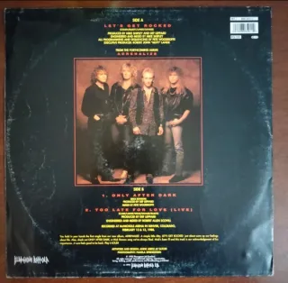 Vinilo 1992 Def Leppard Let's Get Rocked hard rock