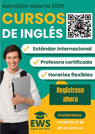 Clases de inglés con una nativa