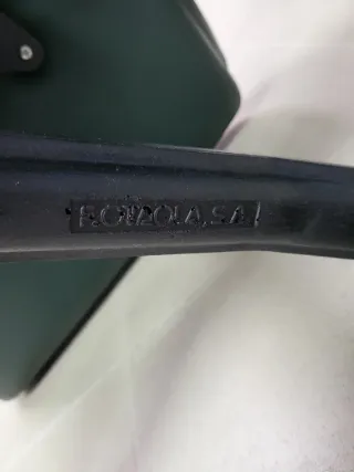 Sillas giratorias de escritorio de cuero verde