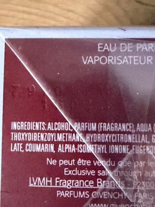 Givenchy L'Interdit Eau de Parfum Rouge 80ml