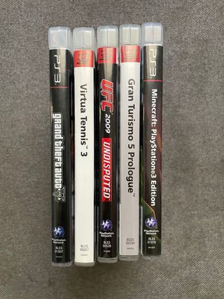 Lote Juegos PS3: GTA V, UFC, GT, Virtua tenis