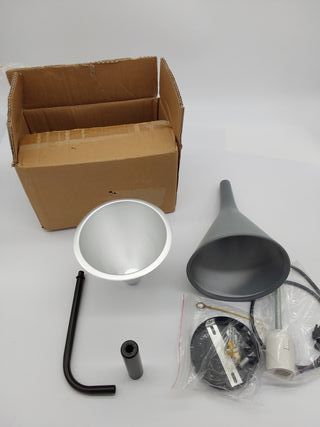 EKSED Apliques de lámpara de pared de metal Gris E27, luz de pared de lámpara de pared regulable moderna para cabecera (Gris)