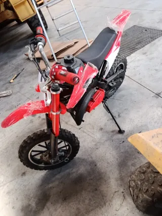 Mini Moto Cross Infantil Roja
