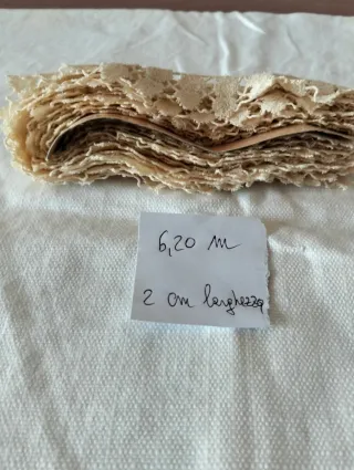 Pizzo macramè ecru'