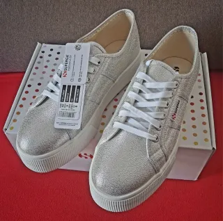 Zapatillas Superga Plata Mujer