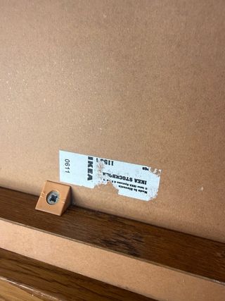 Vitrina Ikea Stockholm Madera y Cristal.