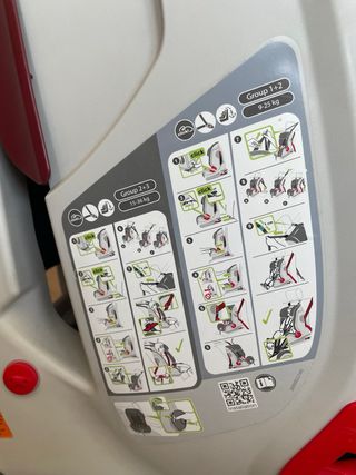 Silla Coche Britax Römer Grupos 1-2-3