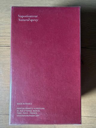 Maison Francis Kurkdjian Baccarat Rouge 540