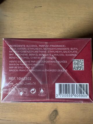 Maison Francis Kurkdjian Baccarat Rouge 540