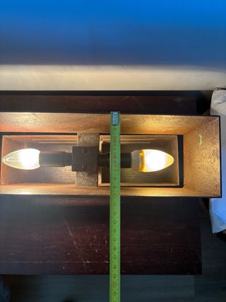 Lámparas de mesilla de hierro (2 unidades)