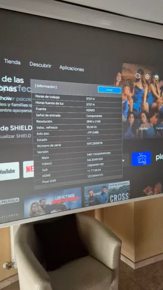 Proyector Láser 4K Epson EH-LS11000 Blanco
