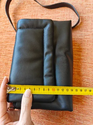 Bolso Pull&Bear mujer polipiel blandito negro