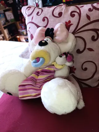 Peluche Diddlina Vintage Baby con Ciuccio e Doudou