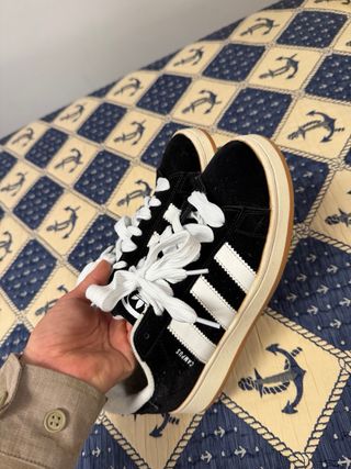 Adidas Campus Zapatillas Negras Blancas