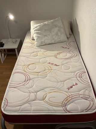 Cama individual completa Flex 90cm x 190cm