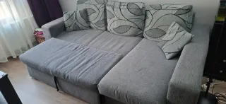 Sofá Chaise Longue Gris