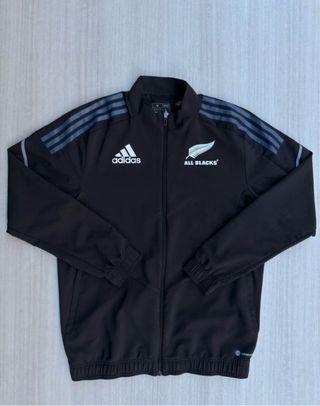 Felpa All Blacks Rugby Adidas Nera