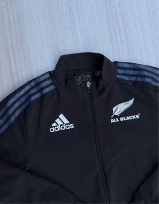 Felpa All Blacks Rugby Adidas Nera