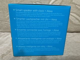 Echo Dot con reloj 4ta Gen Gris. Precintado.