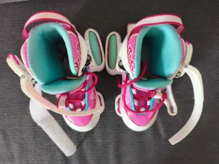 Patines Hudora ajustables niña rosa