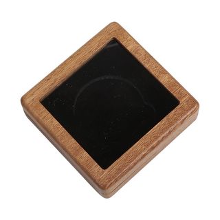 2×10! 2 ESTUCHES DE MADERA PARA MONEDAS